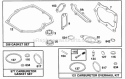 Gasket Sets Diagram and Parts List for 125702-0113-01  Briggs and Stratton Engine